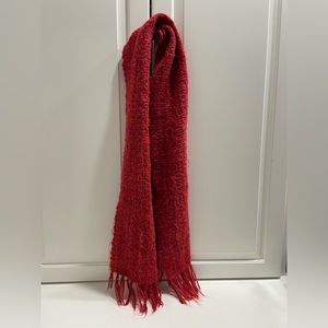 Handwoven wool scarf